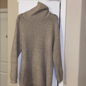 Melrose High Neck Sweater Dress